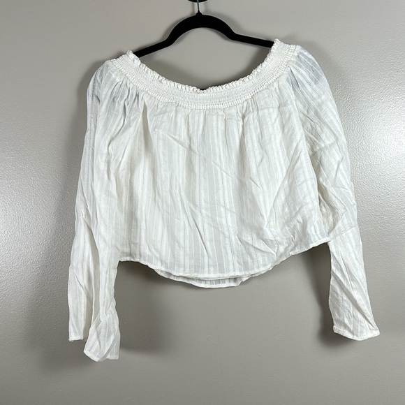 TJD Off Shoulder Bell Sleeve Blouse - Picture 7 of 8